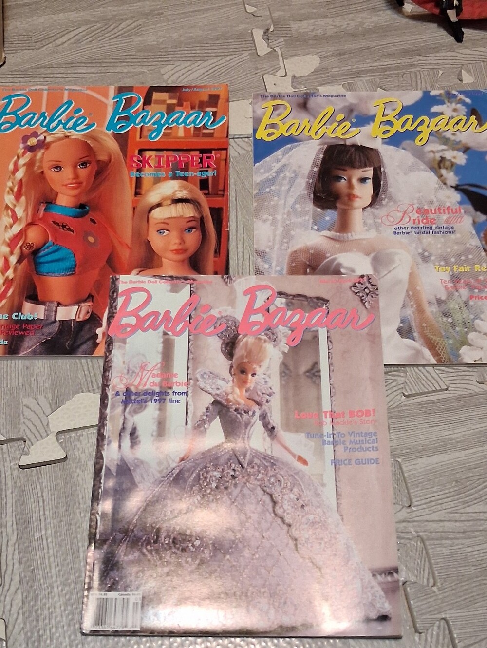 Barbie Bazaar 1997 magazine bundle vols 2,3,4